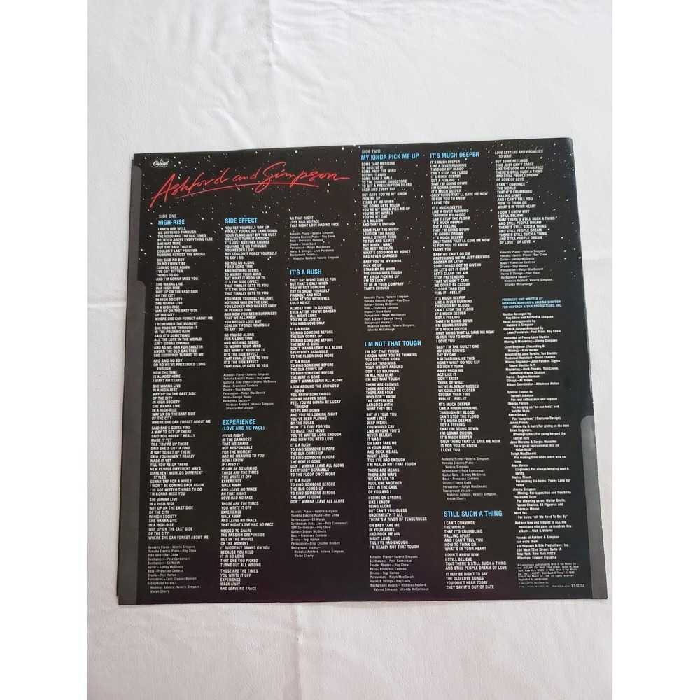 Ashford And Simpson- High Rise- VG+ Tested - Picture 8 of 12
